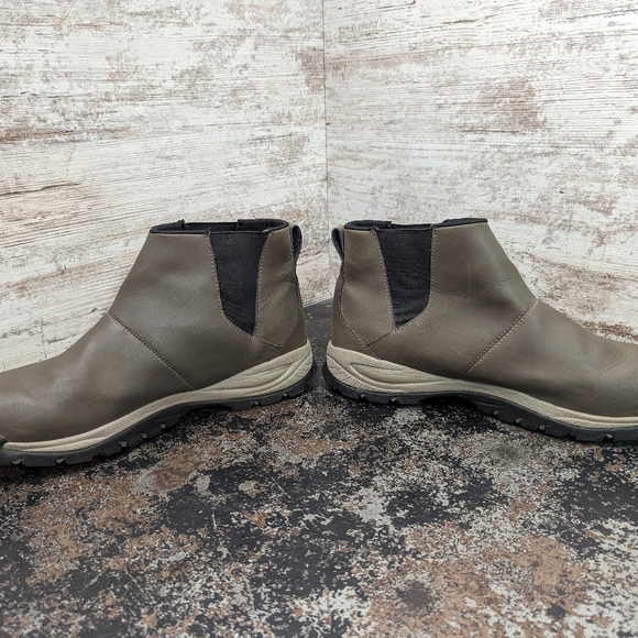 Mens Columbia Yoncalla Mid Boots Sz 13 M Used YM1011 225 Slip Pull On Chelsea - Picture 4 of 7